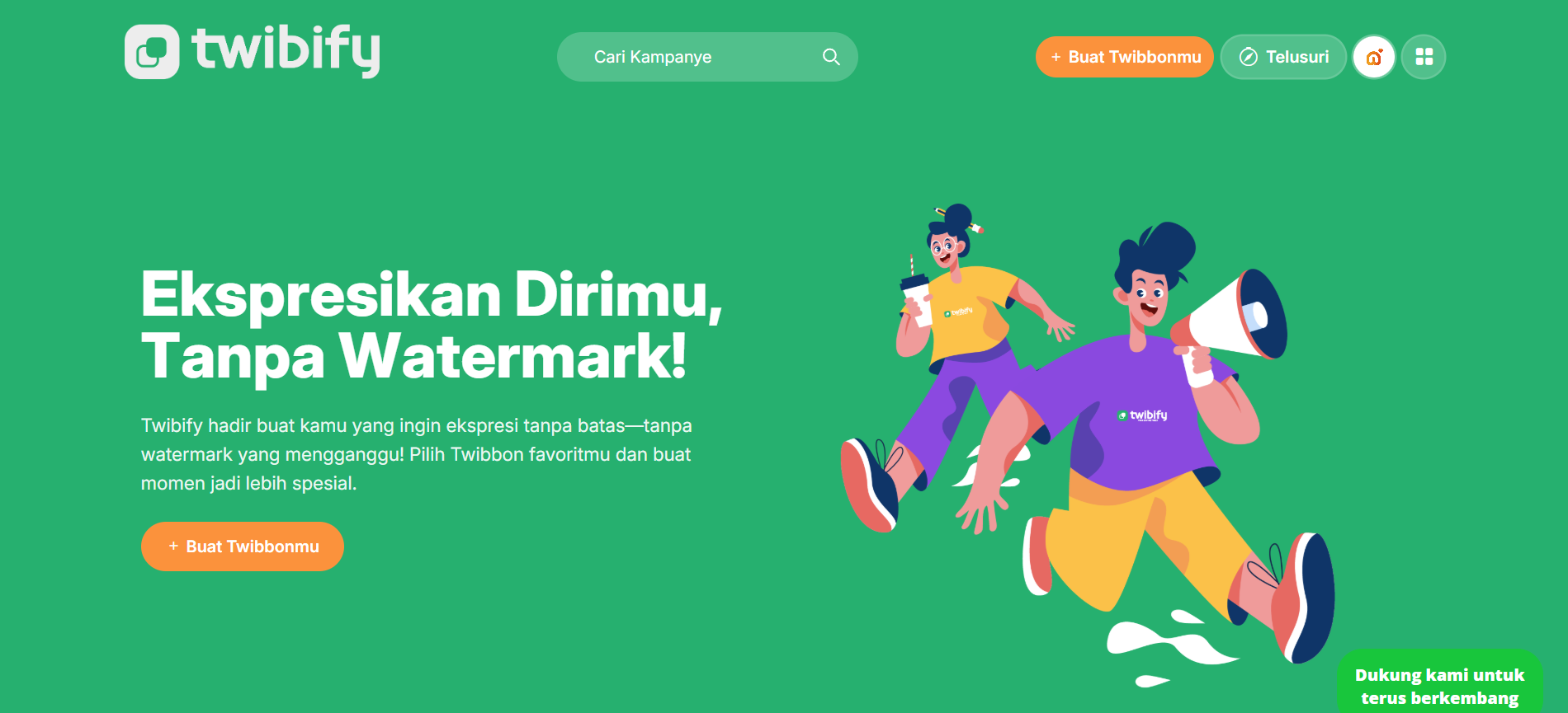 Cara Upload Twibbon Tanpa Watermark Gratis 100%