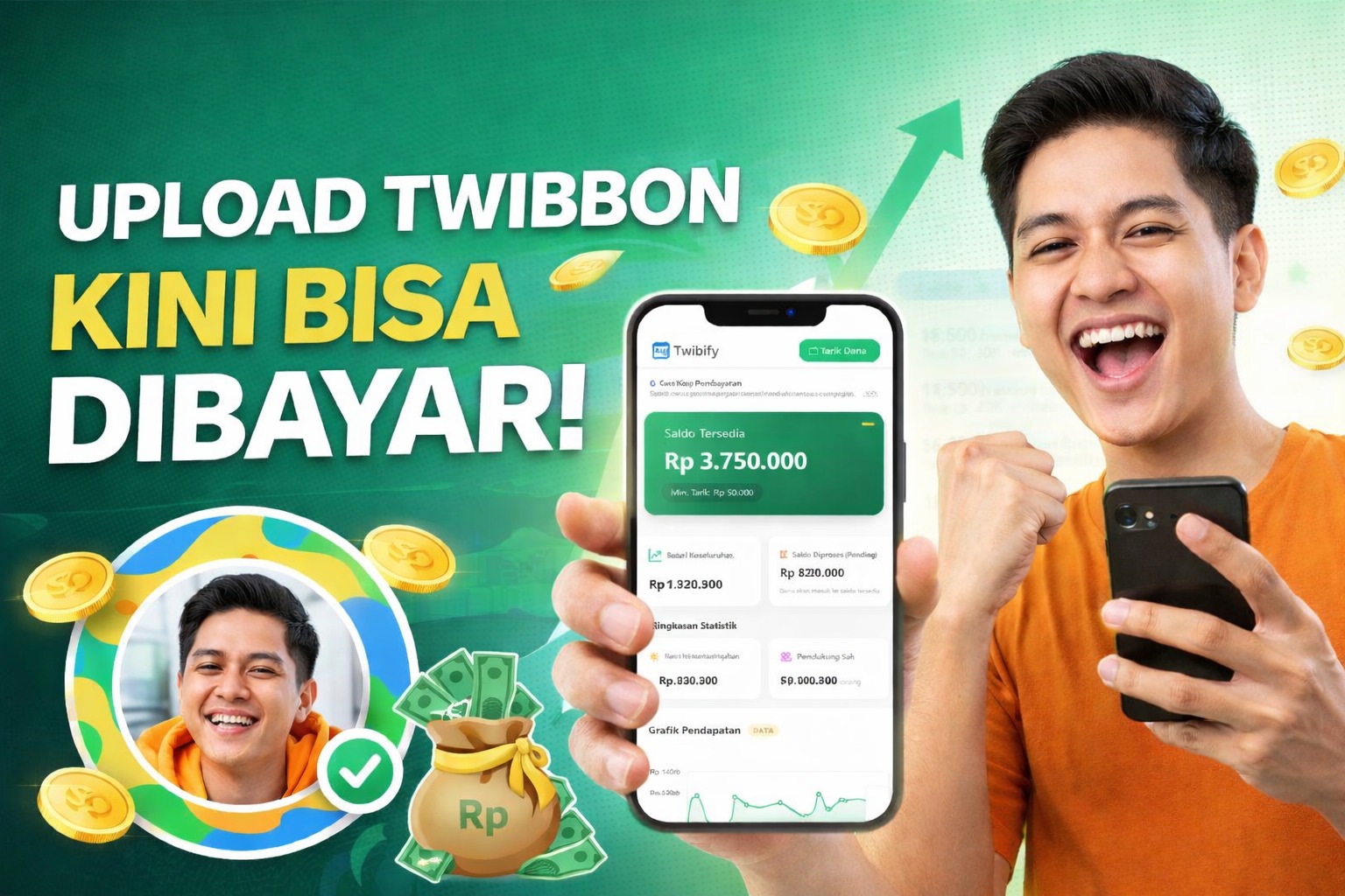 Twibify Luncurkan Fitur Baru: Upload Twibbon Kini Bisa Dibayar
