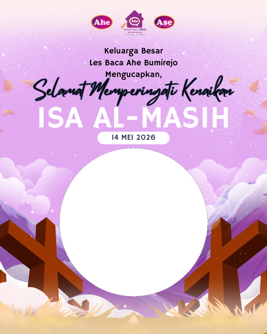 Twibbon Ucapan Selamat Kenaikan Isa Al-MasihTwibbon Tanpa Watermark