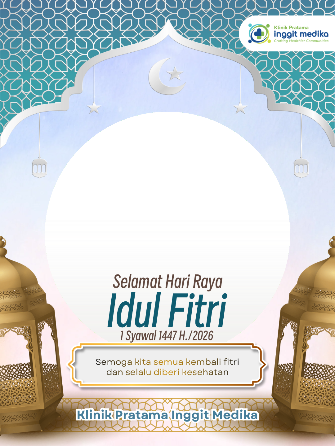 inggit lebaran 2Twibbon Tanpa Watermark