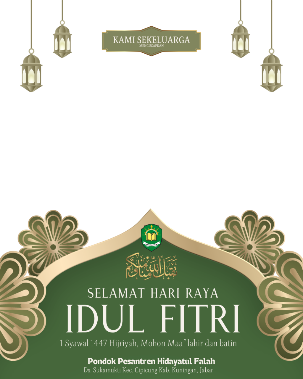 Fotbar Idul FitriTwibbon Tanpa Watermark