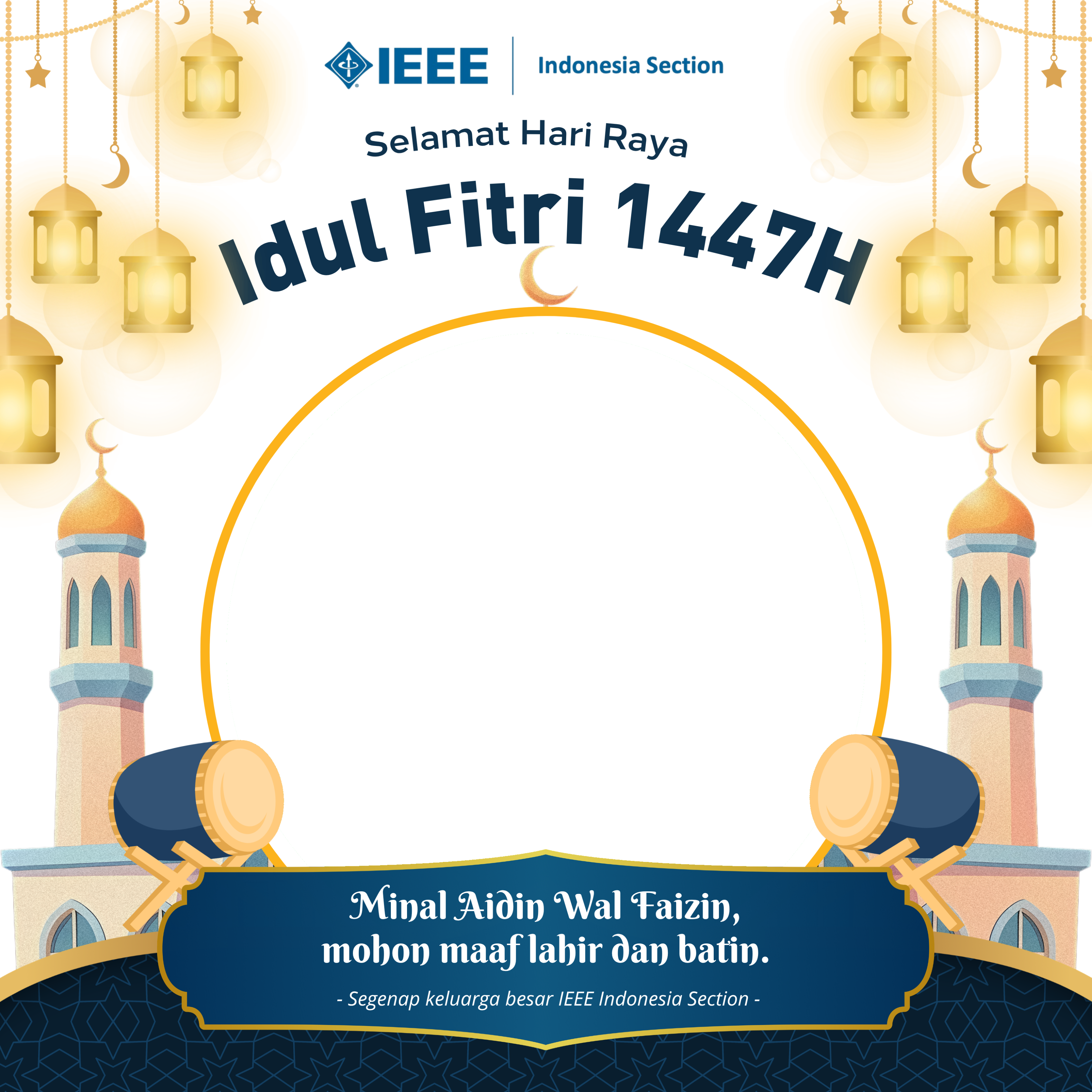 Twibbon Idul Fitri IEEE IS 2026Twibbon Tanpa Watermark