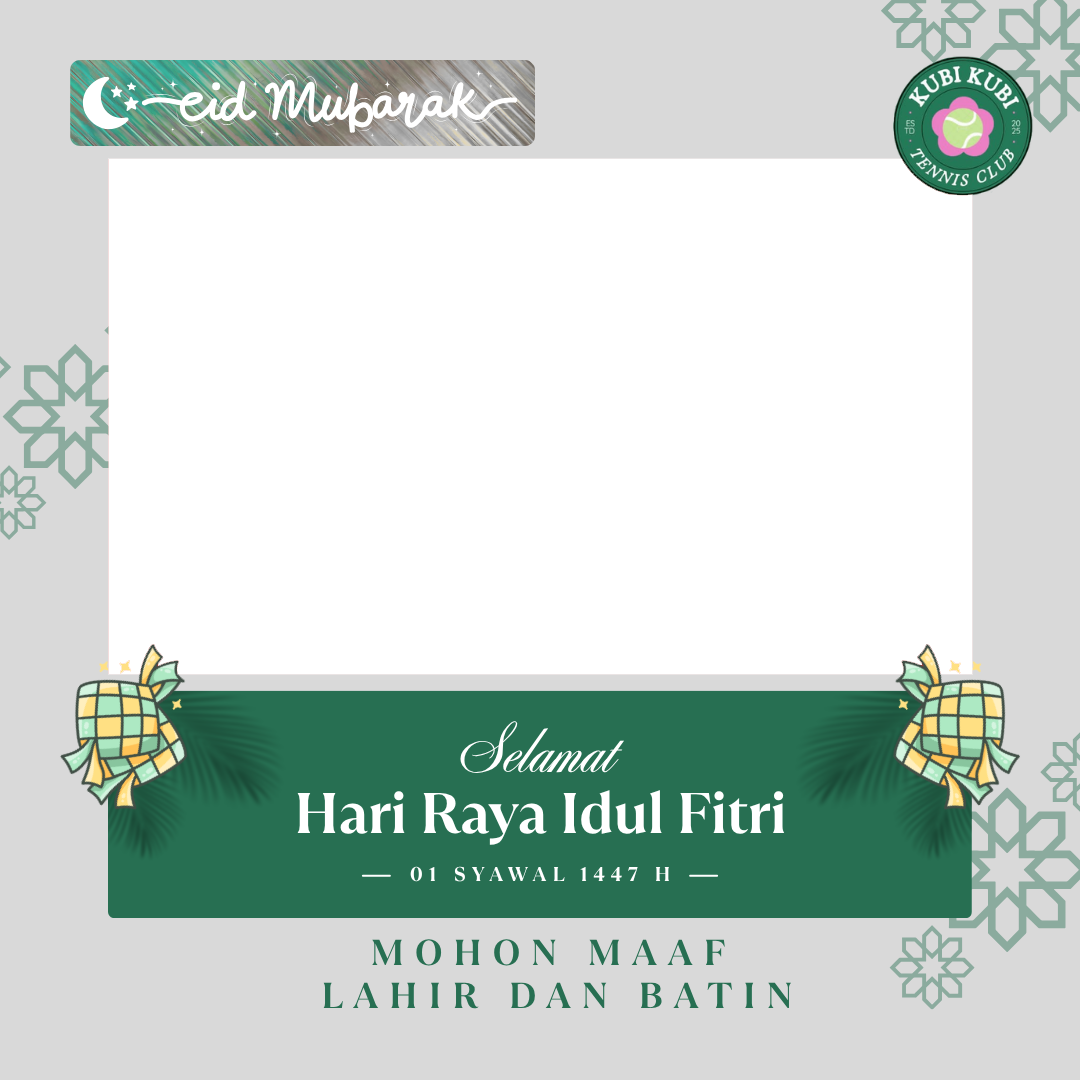Selamat Hari Raya Idul FitriTwibbon Tanpa Watermark