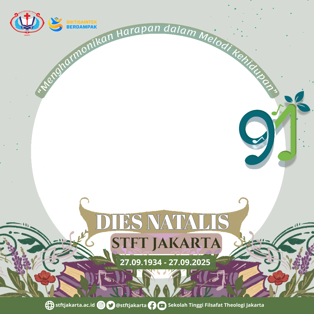 Dies Natalis ke-91 STFT JakartaTwibbon Tanpa Watermark