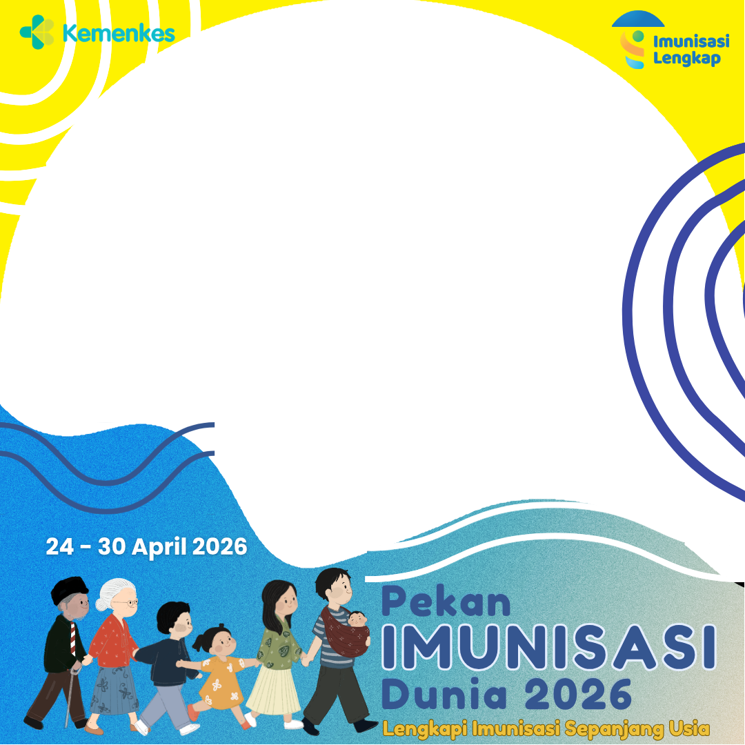 Pekan Imunisasi Dunia 2026Twibbon Tanpa Watermark