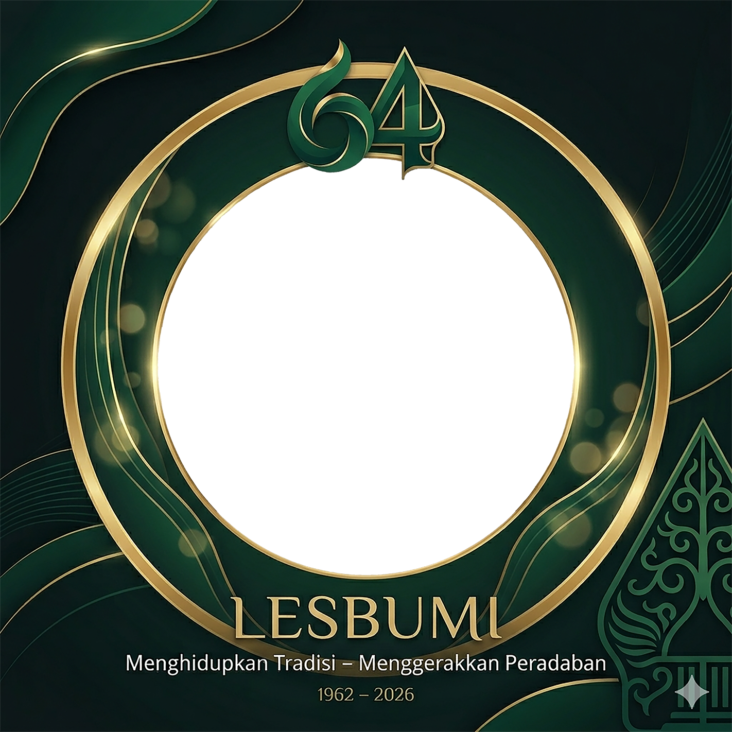 Twibbon Harlah Lesbumi 64Twibbon Tanpa Watermark