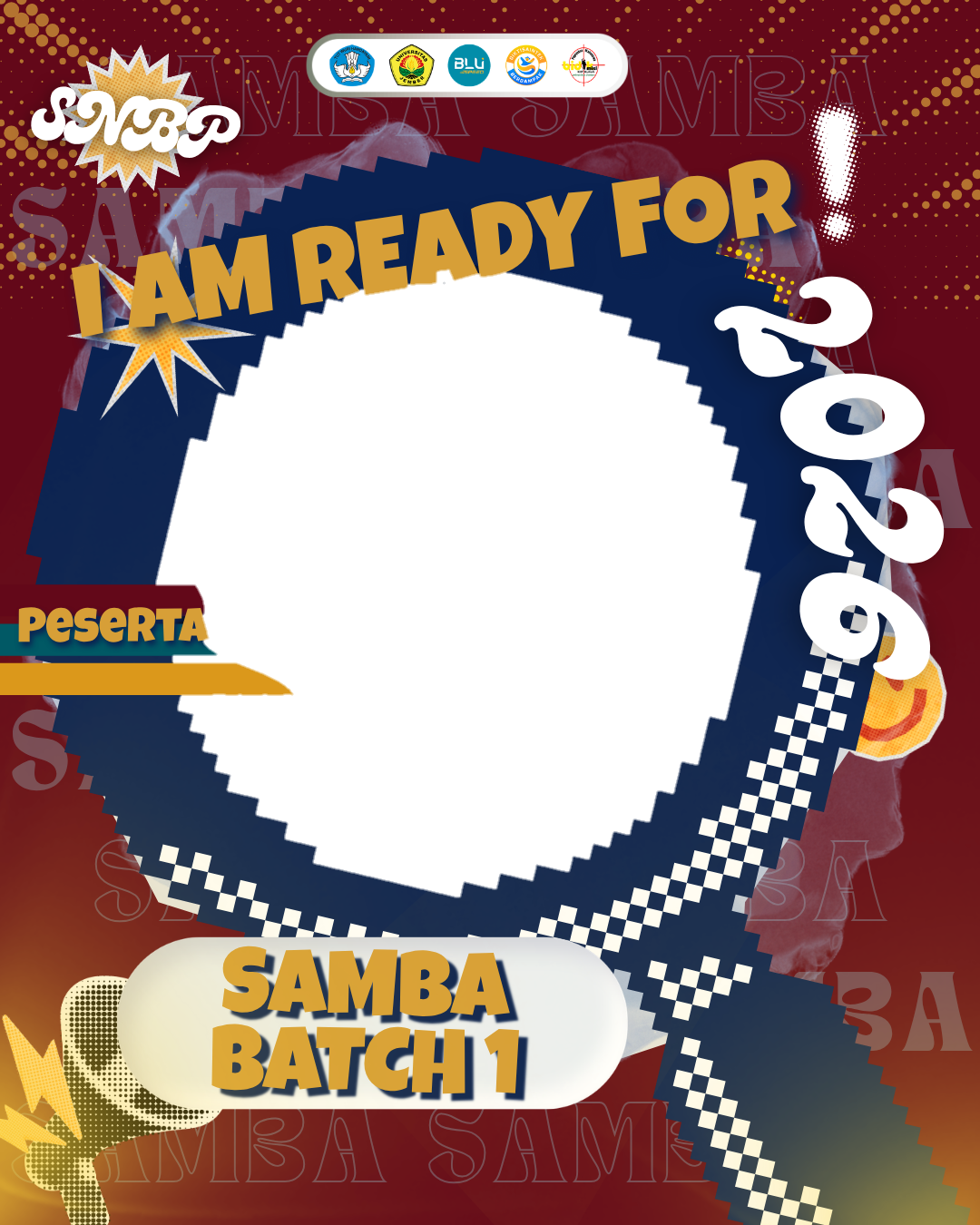 Twibbon Peserta SAMBATwibbon Tanpa Watermark
