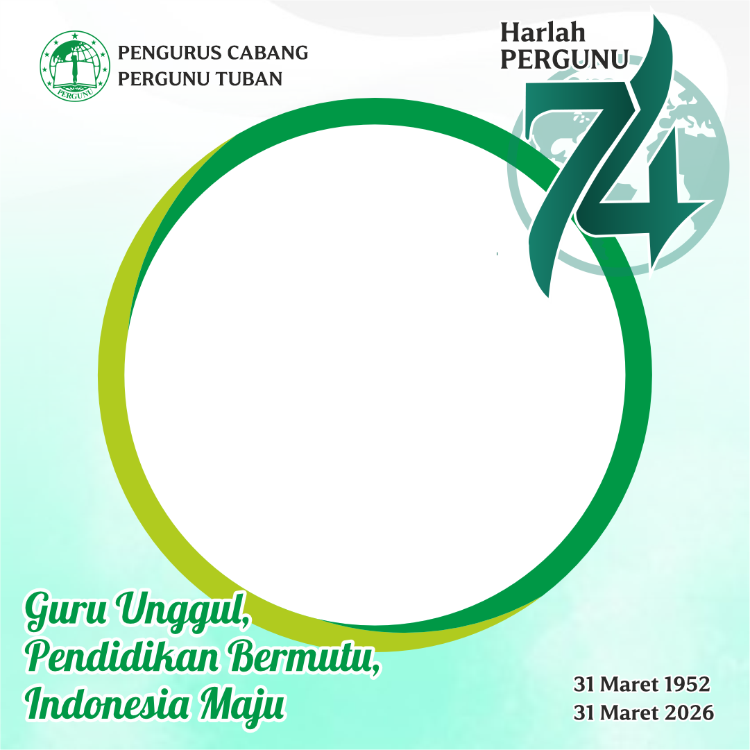 Harlah Pergunu 74Twibbon Tanpa Watermark