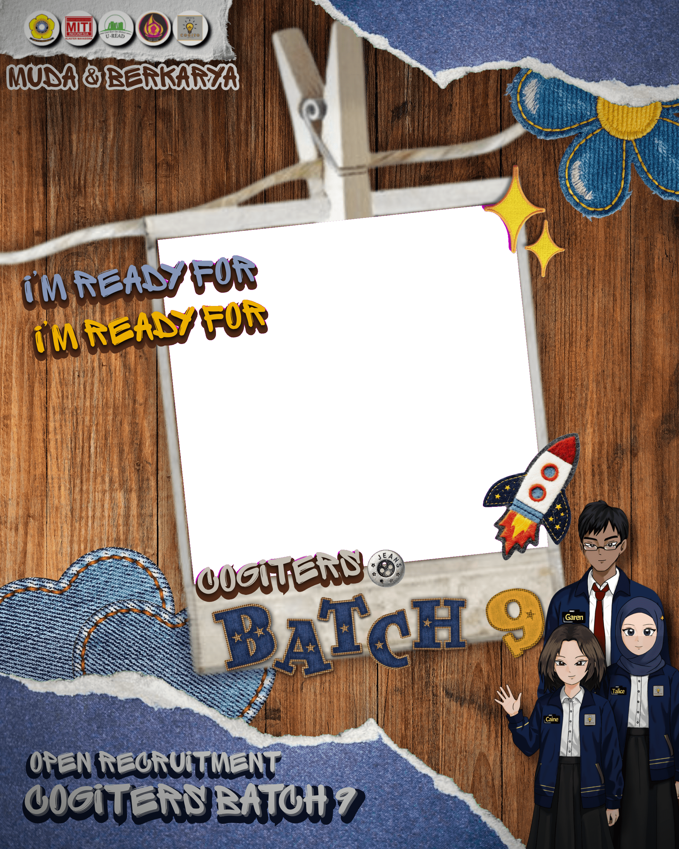 Open Recruitment Cogiters Batch 9Twibbon Tanpa Watermark