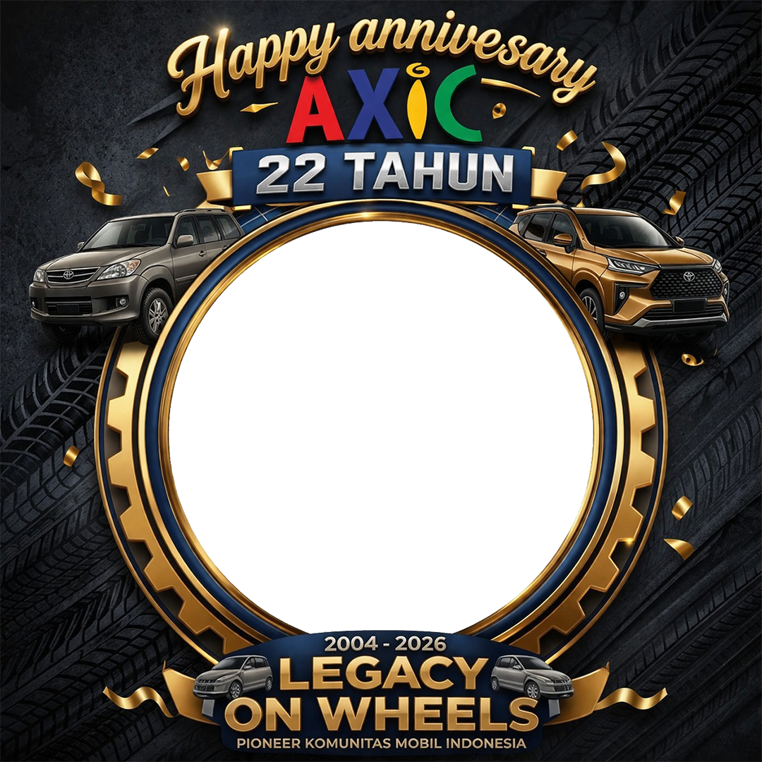 Happy Anniversary AXIC 22tahunTwibbon Tanpa Watermark