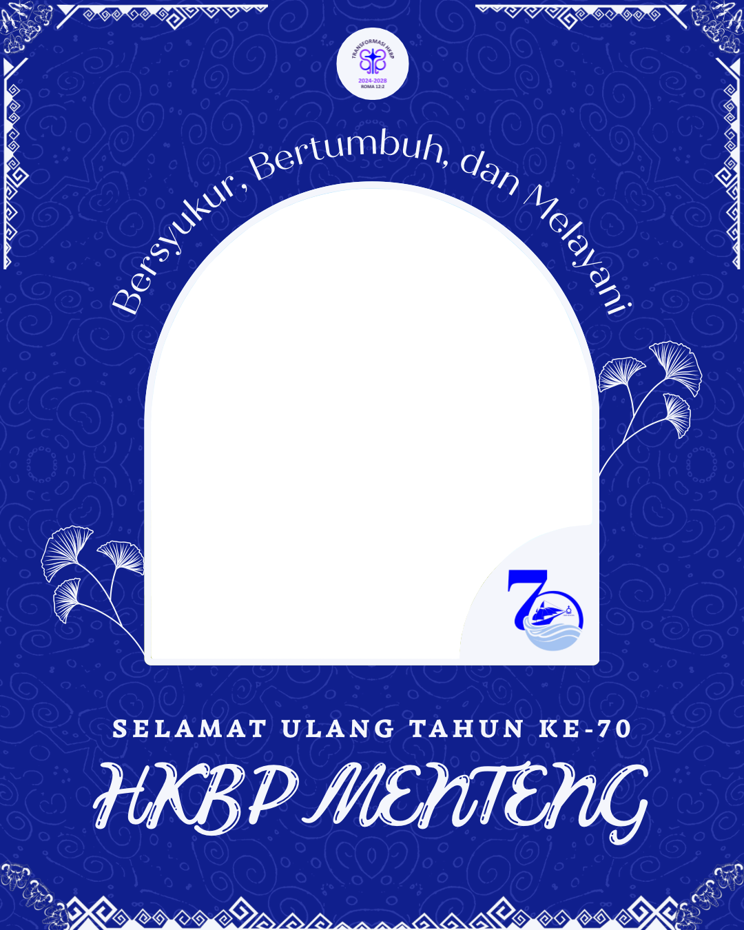 HUT HKBP MENTENG KE-70Twibbon Tanpa Watermark