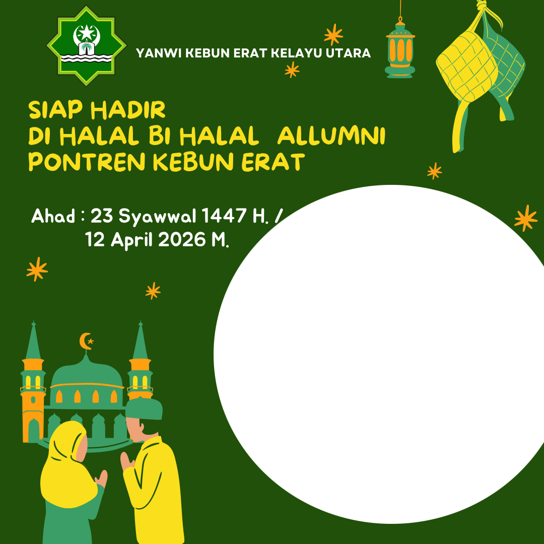 HALAL BI HALAL ALLUMNI PONTREN ALWADIYAH NW KEBUN ERATTwibbon Tanpa Watermark