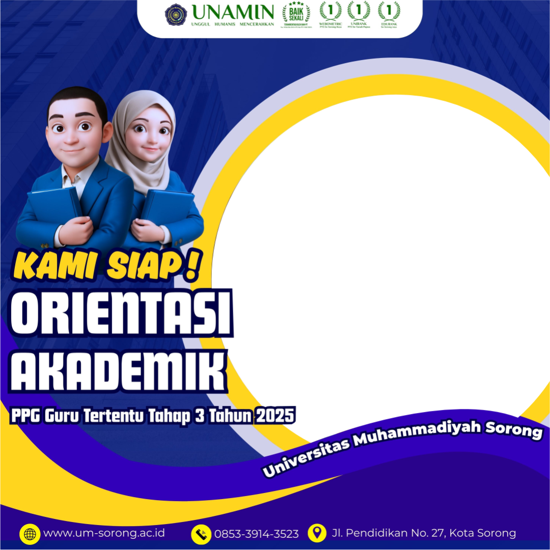 Twibbon PPG UnaminTwibbon Tanpa Watermark