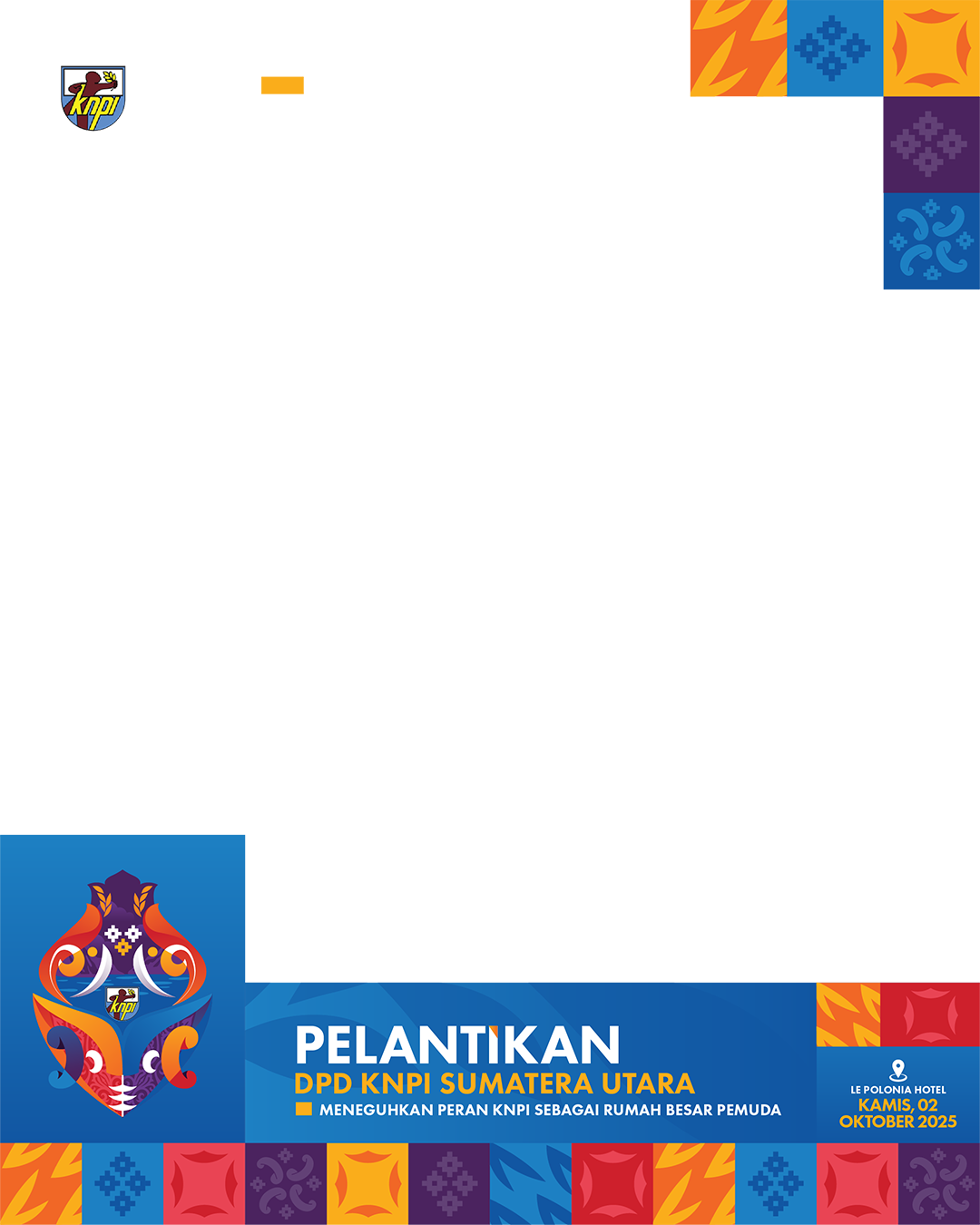 Pelantikan DPD KNPI SumutTwibbon Tanpa Watermark