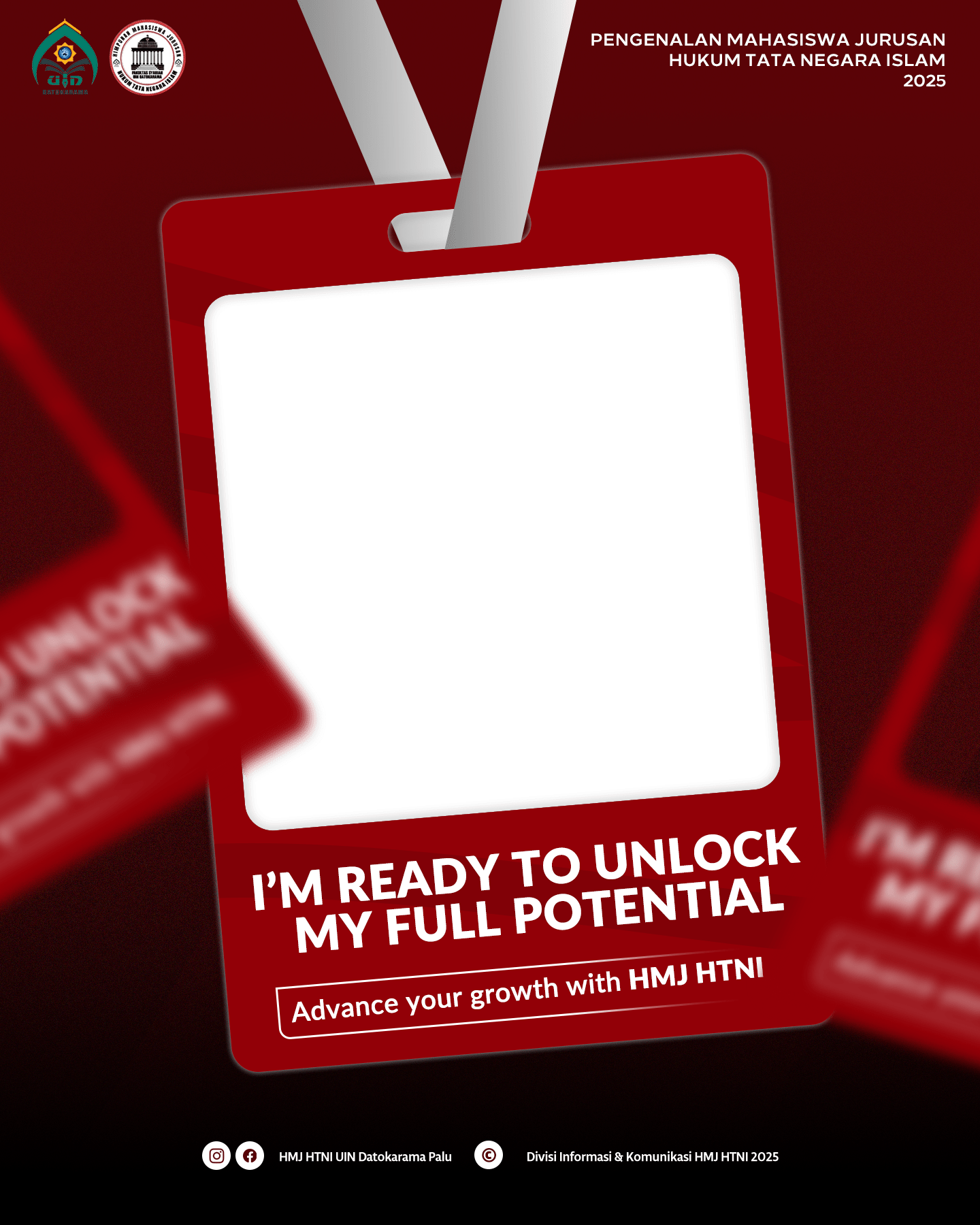 Pengenalan Mahasiswa Jurusan HMJ Hukum Tata Negara Islam 2025Twibbon Tanpa Watermark
