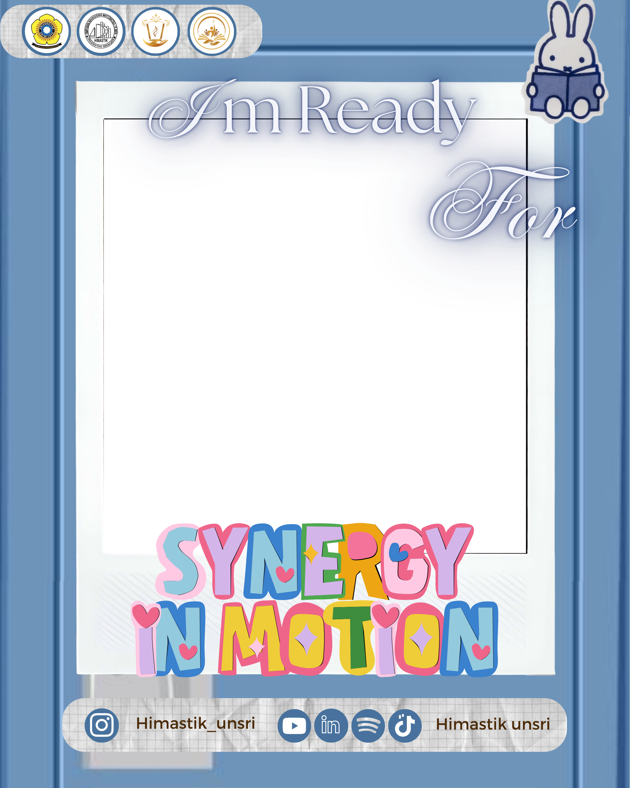Twibbon Leadership Camp Himastik 2026 Synergy In MotionTwibbon Tanpa Watermark