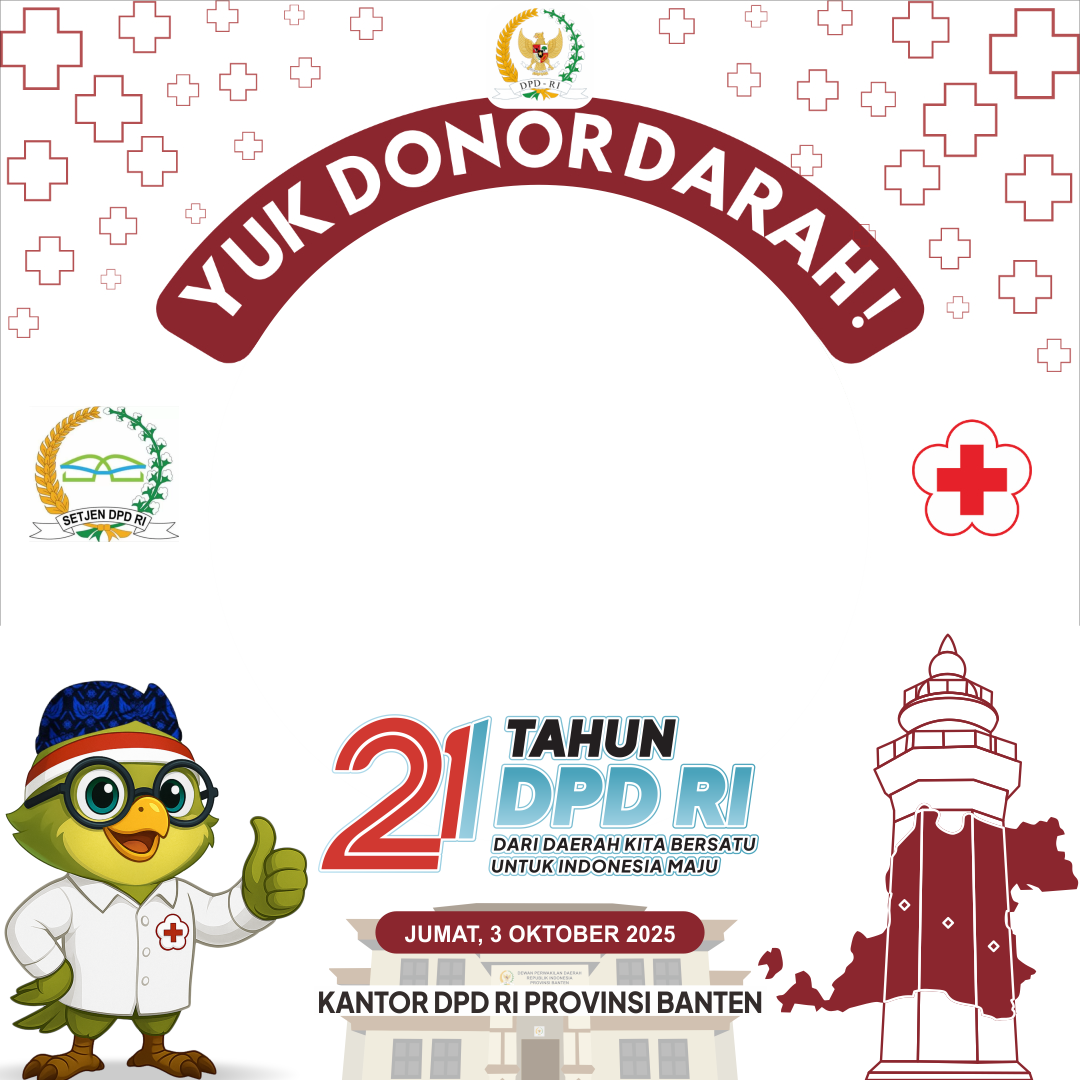 Senator Donor Darah Kantor DPD RI BantenTwibbon Tanpa Watermark