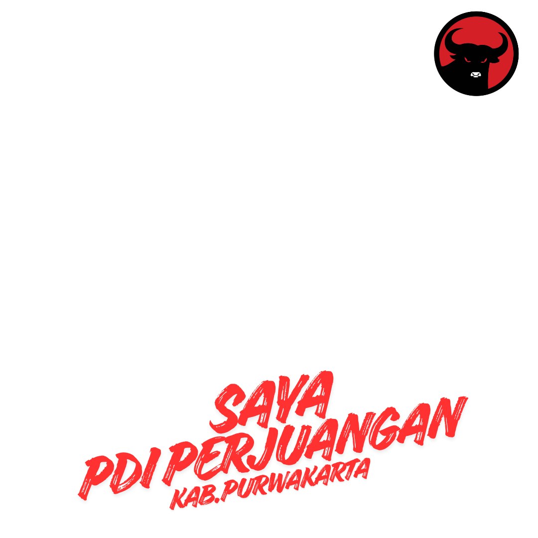 pdi perjuangan purwakartaTwibbon Tanpa Watermark