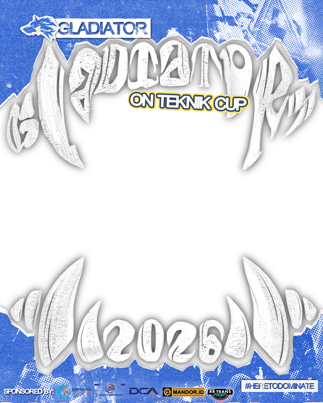 DTE on Teknik Cup 2026Twibbon Tanpa Watermark
