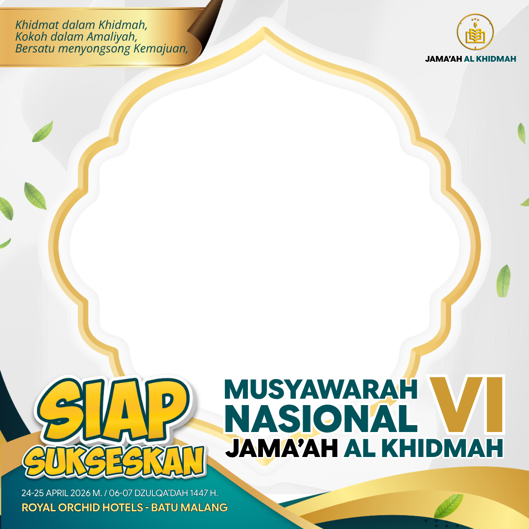 MUNAS VI JAMA'AH AL KHIDMAHTwibbon Tanpa Watermark