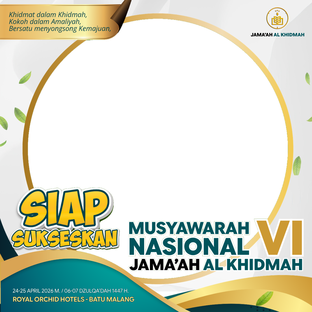 MUNAS VI JAMA'AH AL KHIDMAHTwibbon Tanpa Watermark