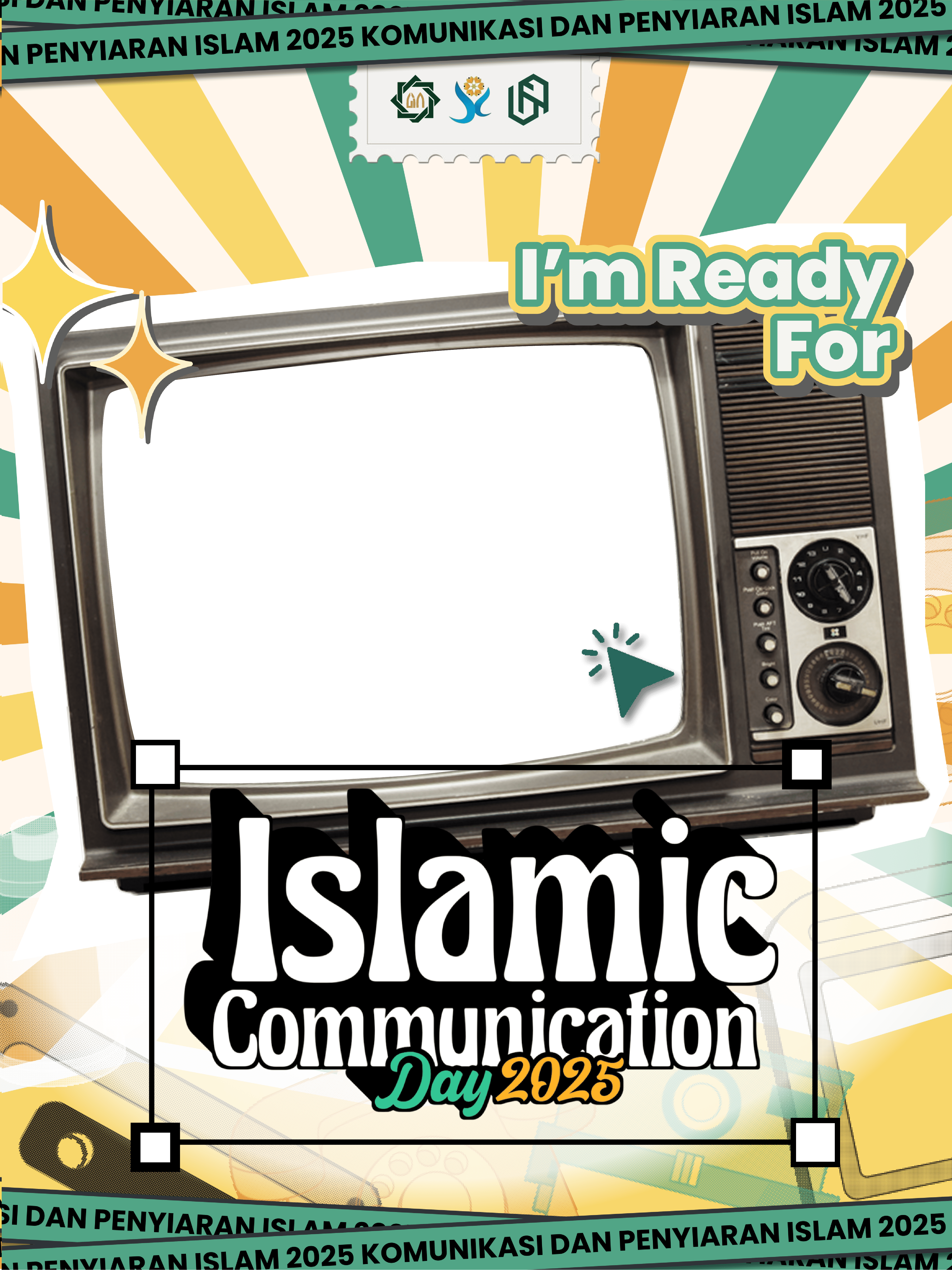 Islamic Communication Day 2025Twibbon Tanpa Watermark