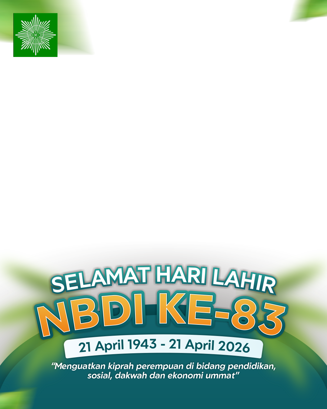 Harlah NBDI 83Twibbon Tanpa Watermark