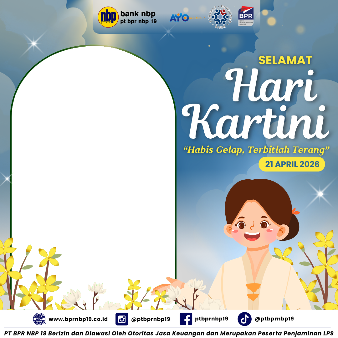 HARI KARTINI 2026 - BPR NBP 19Twibbon Tanpa Watermark