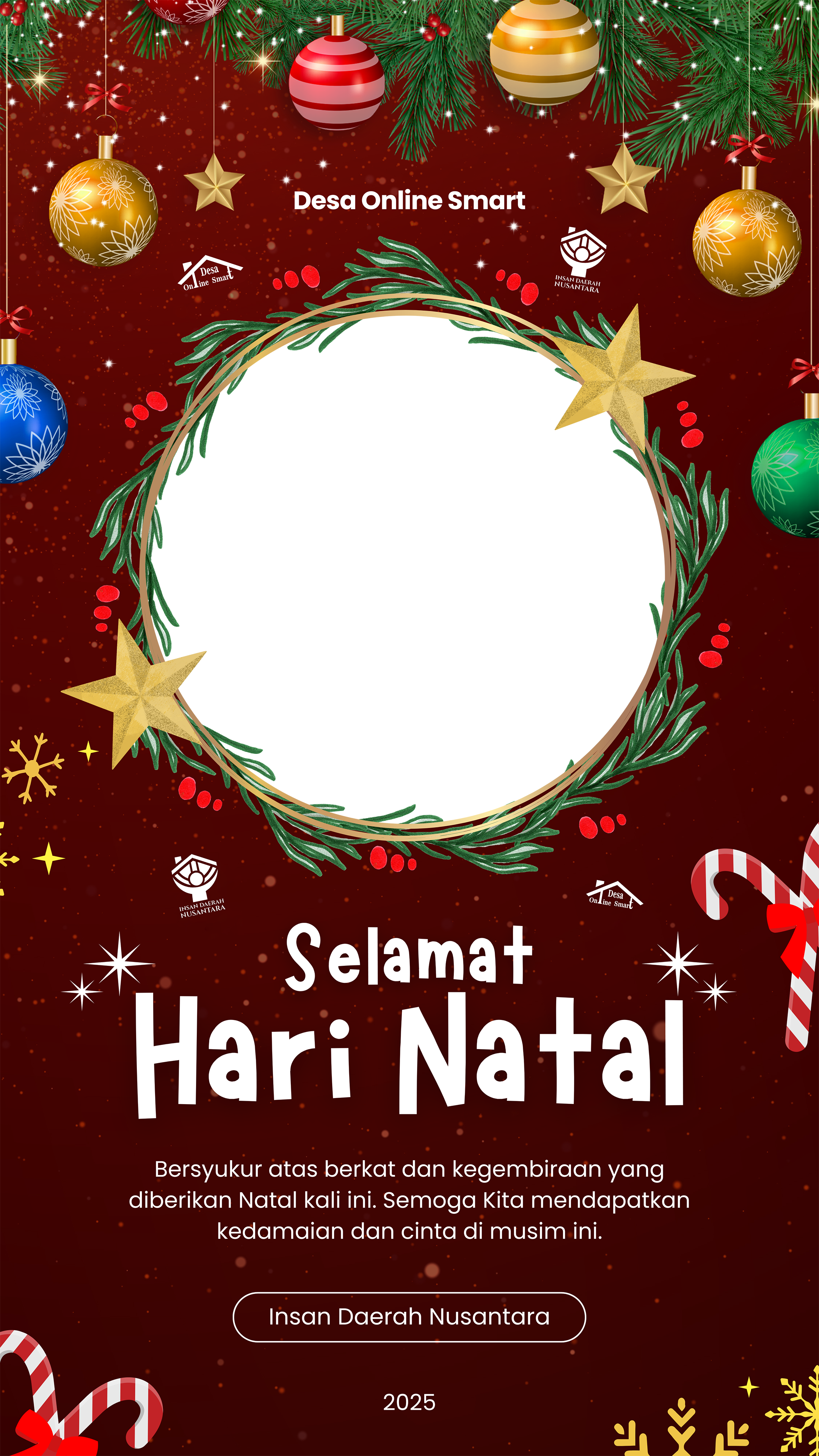 Twibbon NATAL DOSTwibbon Tanpa Watermark