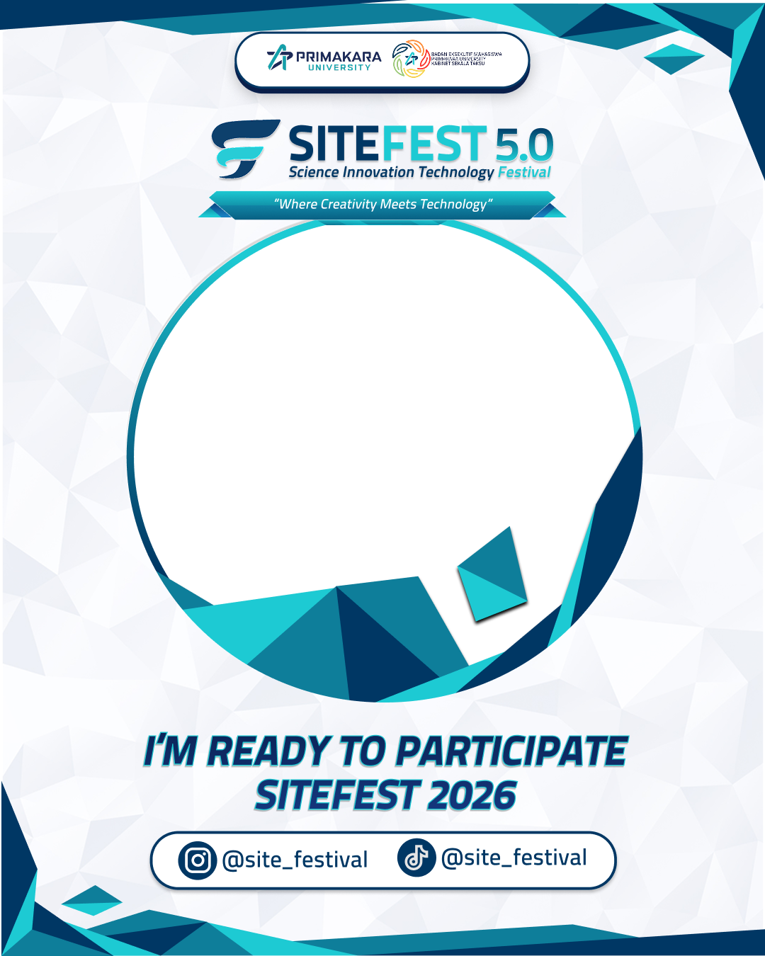 SITEFEST 5.0Twibbon Tanpa Watermark