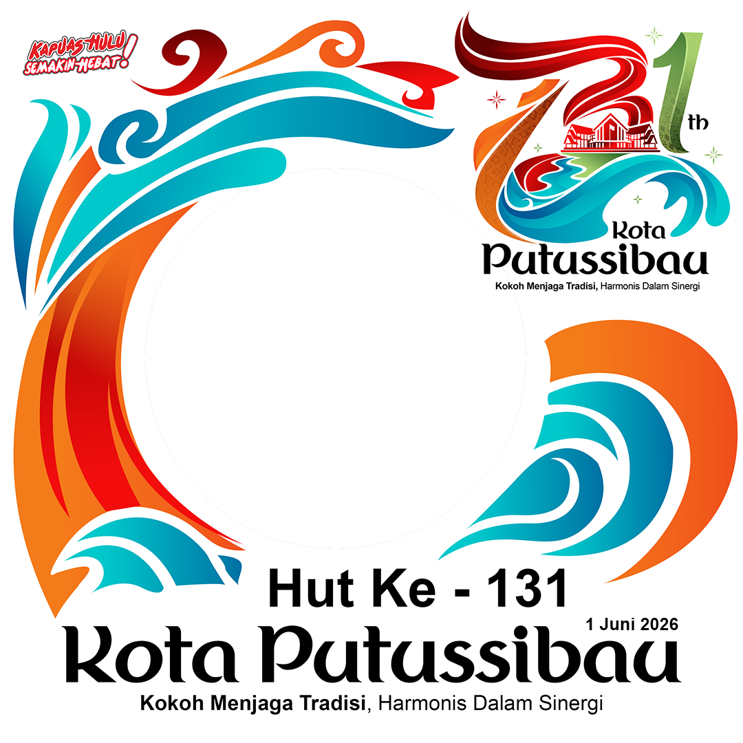 HUT ke-131 KOTA PUTUSSIBAUTwibbon Tanpa Watermark