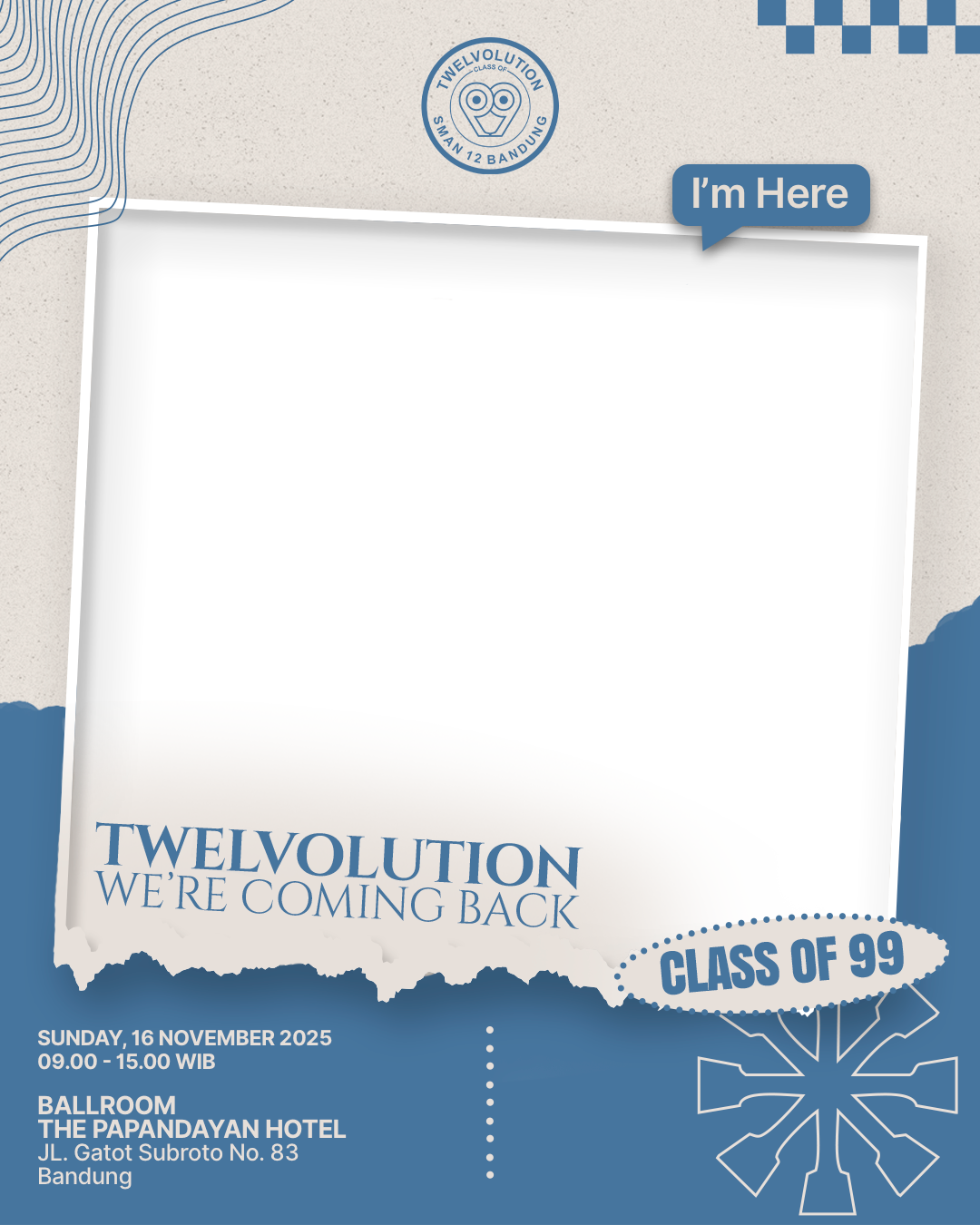 TWELVOLUTION CLASS OF 99Twibbon Tanpa Watermark