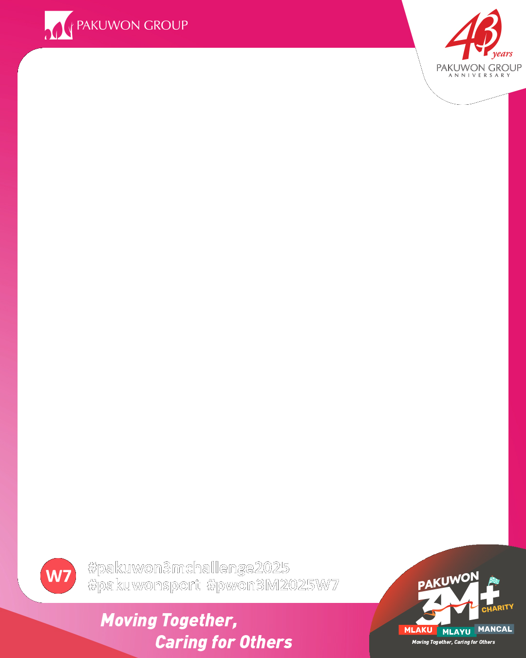 Twibbon Pakuwon Sport Week 7Twibbon Tanpa Watermark