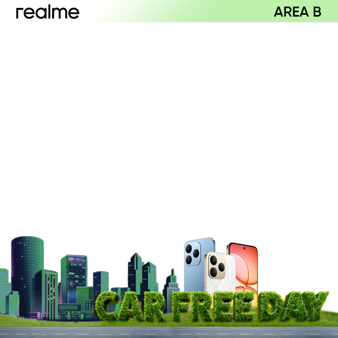 car free dayTwibbon Tanpa Watermark