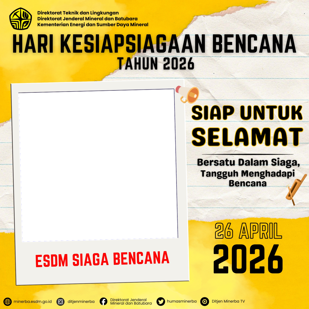 Hari Kesiapsiagaan Bencana (HKB) Nasional 2026Twibbon Tanpa Watermark