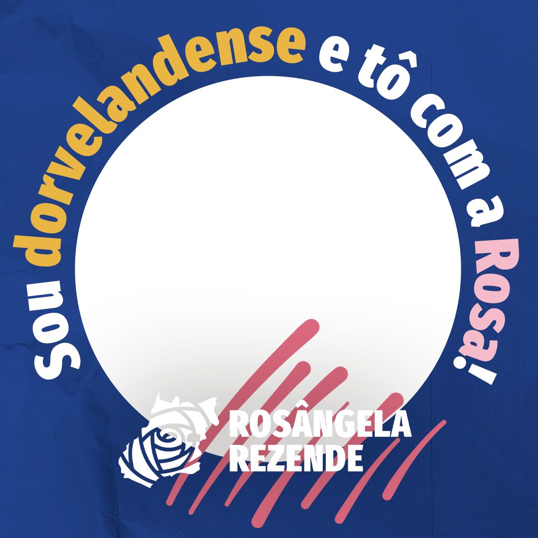 Tô com a Rosa DoverlândiaTwibbon Tanpa Watermark