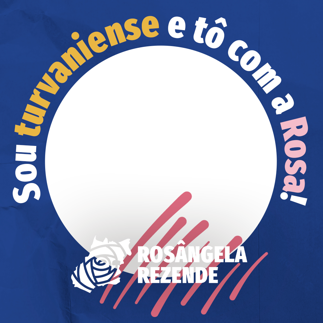 Tô com a Rosa TurvâniaTwibbon Tanpa Watermark