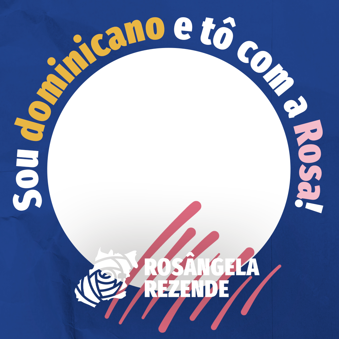 Tô com a Rosa São DomingosTwibbon Tanpa Watermark