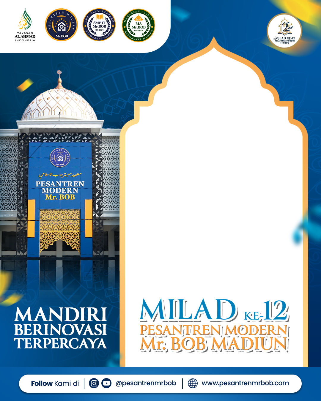 MILAD KE 12 PESANTREN MODERN MR BOBTwibbon Tanpa Watermark