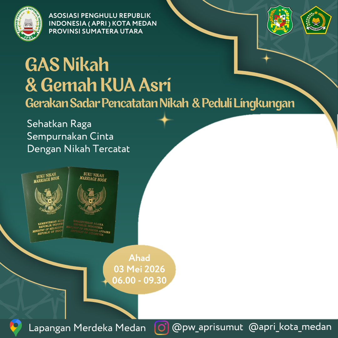 Gas Nikah Medan 2026Twibbon Tanpa Watermark
