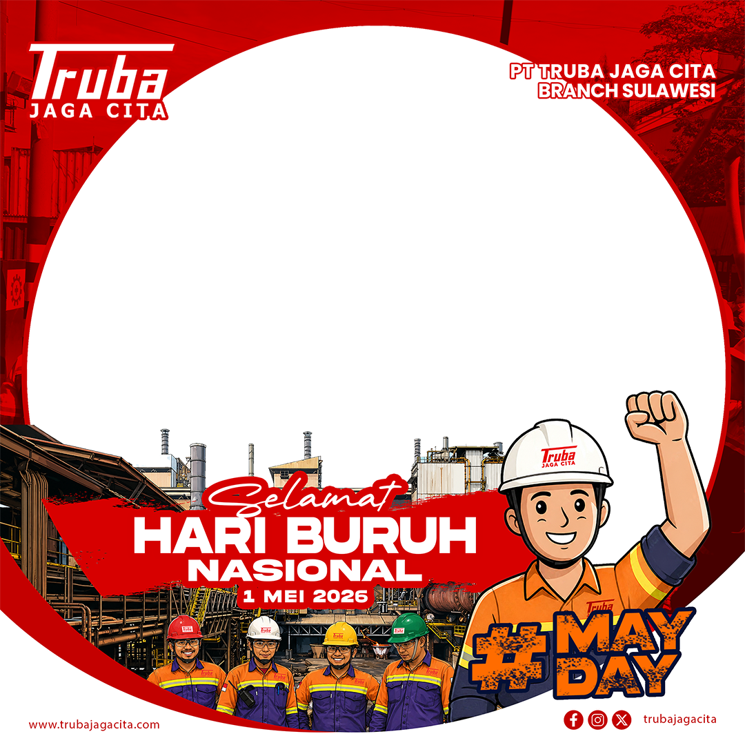 HARI BURUH NASIONAL 2026 | TRUBA JAGA CITA C-3101Twibbon Tanpa Watermark