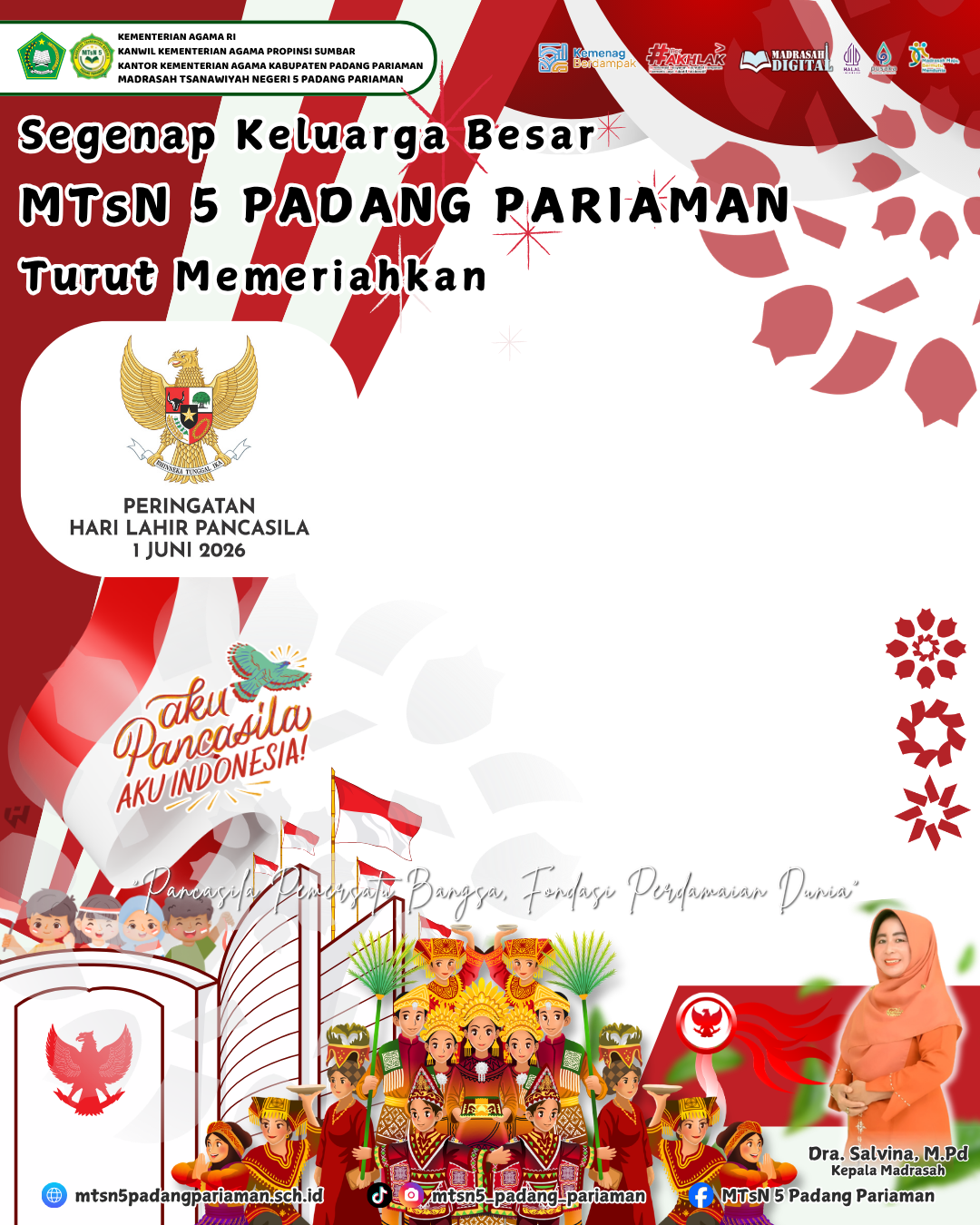 HarLah Pancasila 2026 PortraitTwibbon Tanpa Watermark