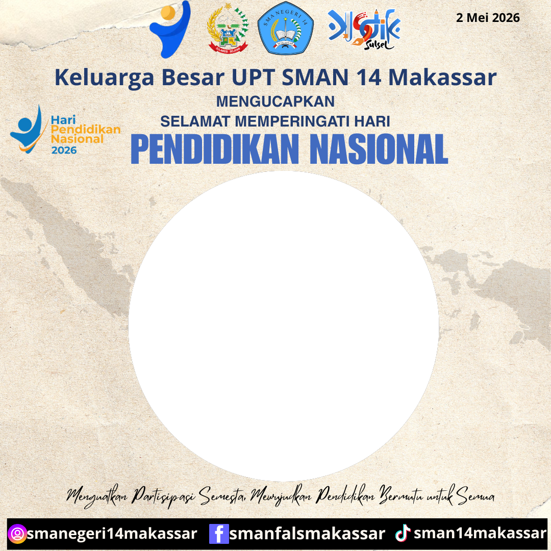 Hardiknas 2026Twibbon Tanpa Watermark