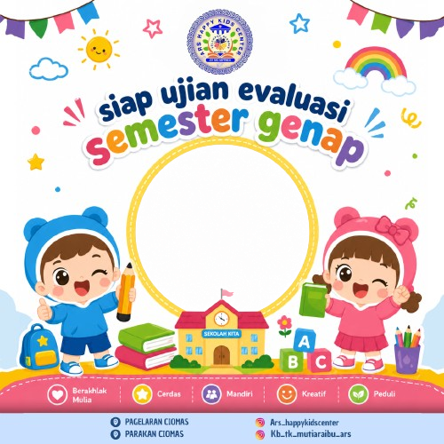 Siap Ujian Evaluasi Semester GenapTwibbon Tanpa Watermark