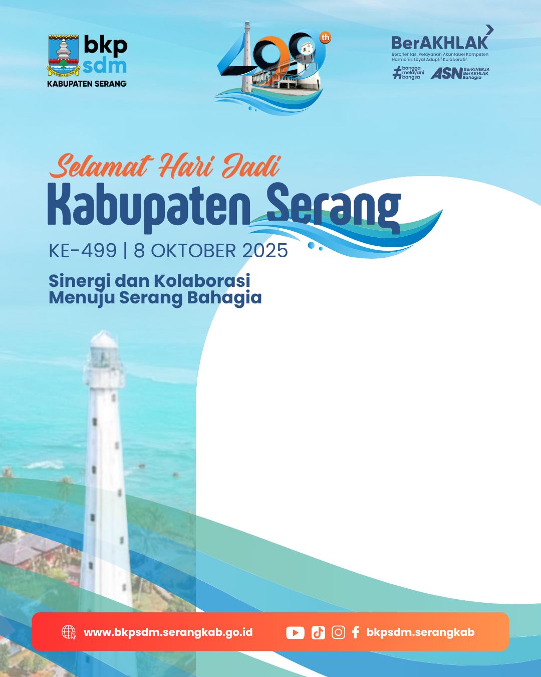 HUT Kabupaten Serang 499Twibbon Tanpa Watermark