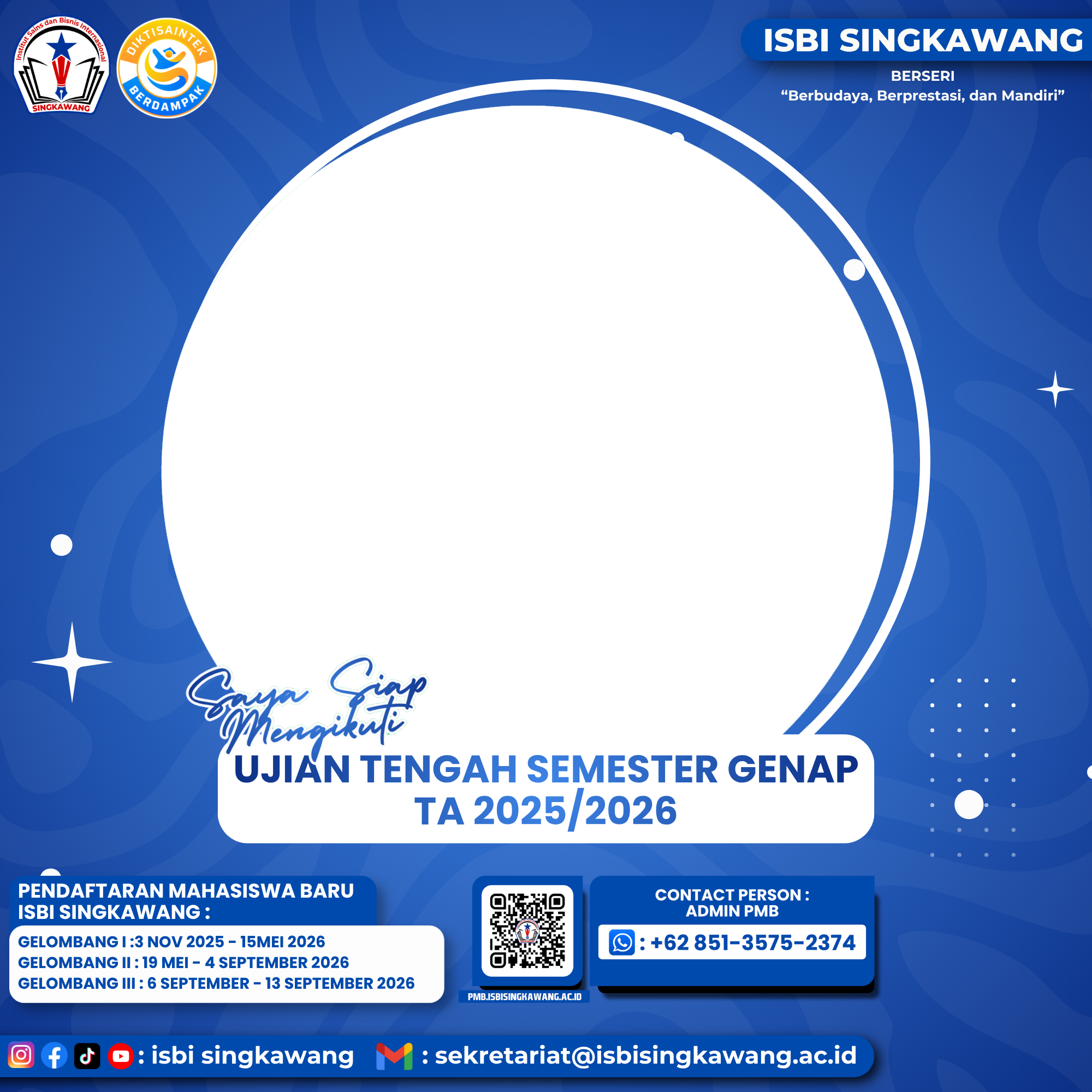 Ujian Tengah Semester Genap-ISBI SingkawangTwibbon Tanpa Watermark