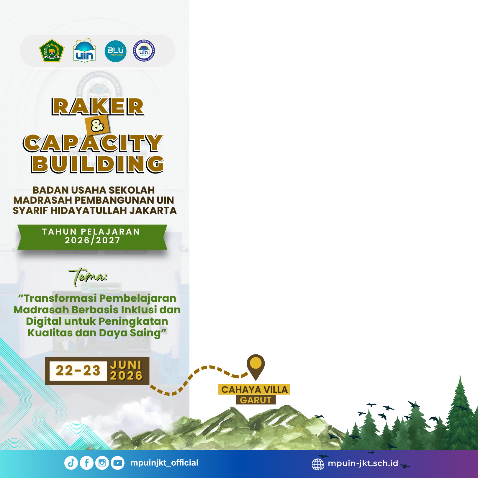 RAKER BUS MADRASAH PEMBANGUNAN UIN JAKARTATwibbon Tanpa Watermark