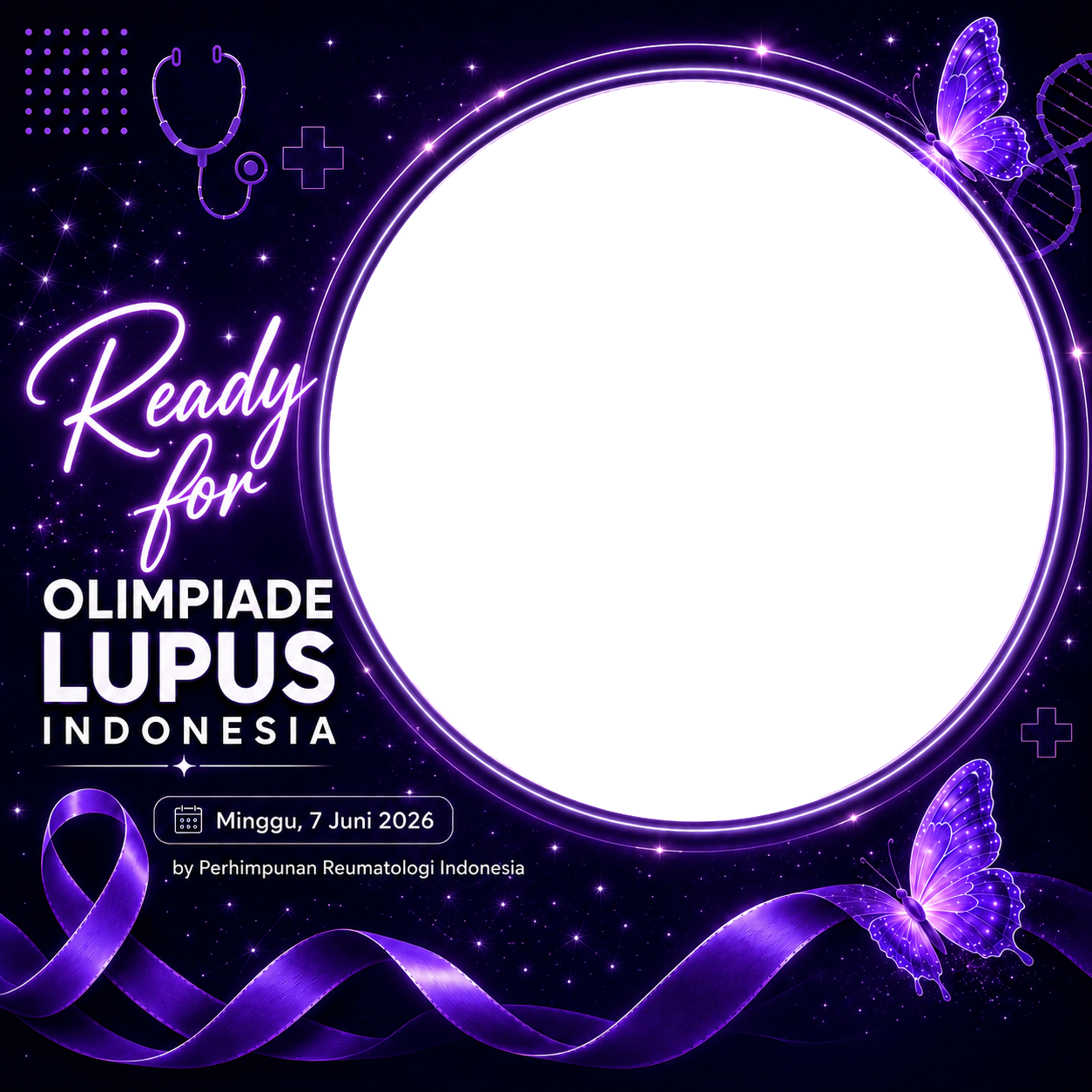 Olimpiade WLD 2026Twibbon Tanpa Watermark