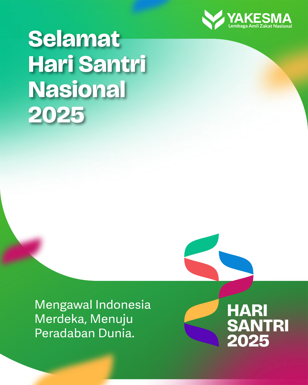 Hari Santri Nasional 2025Twibbon Tanpa Watermark