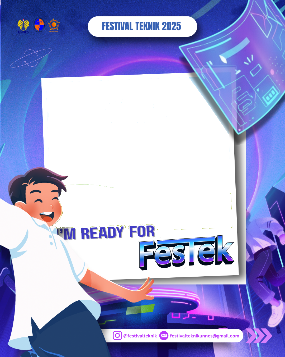 Festival Teknik 2025Twibbon Tanpa Watermark